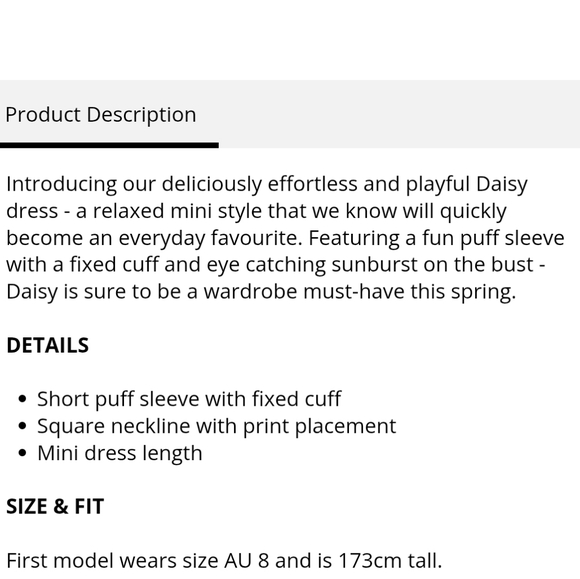 Nine Lives Bazaar Daisy Mini Dress - Picture 6 of 10